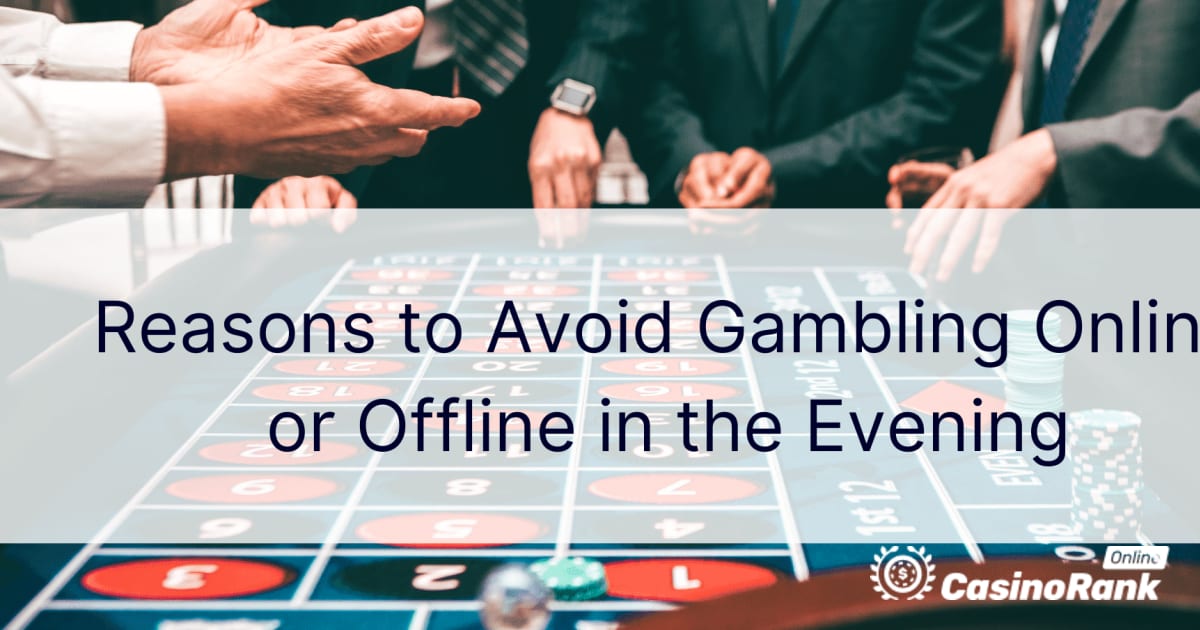 Motive pentru a evita jocurile de noroc online sau offline seara